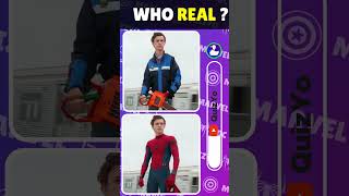 GUESS REAL Spider- Man | Marvel Quiz | Guess the avengers