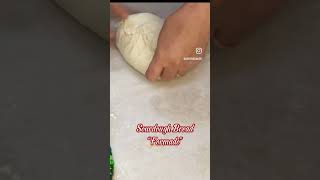 Formando meu pão de fermento natural que vai direto para a geladeira!