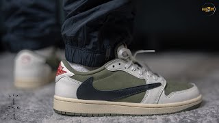 TRAVIS SCOTT x AIR JORDAN 1 LOW "REVERSE OLIVE" | REVIEW, SIZING, & ON-FOOT