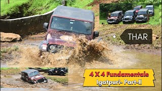 Off-roading ke side effects #mahindrathar #4x4 #fundamentals #part2  #mahindraadventure #igatpuri