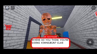 ESCAPE MR NIGHTMARE'S SCHOOL | ROBLOX FUNNY ESCAPE MOMENTS GAMEPLAY