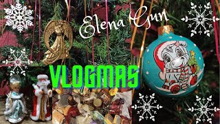 VLOGMAS 🎅⛄️: рисуем на окнах❄/украшаем ёлку🎄/заказ с садовода / закупка на 4К 💰 ► Elena GUN