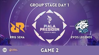 RRQ Sena vs EVOS Legends Match 2 | EVOS Legends vs RRQ Sena Group Stage Piala Presiden Esports 2022