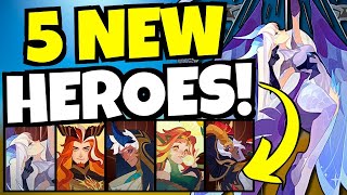 *HUGE UPDATE* 5 NEW HEROES & MASS EVENTS!!! [AFK Arena]