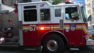 Engine 67 gets toned for a run, heads for chow