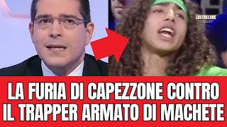 Capezzone annienta il trapper Baby Touche: baby touche armato di machete