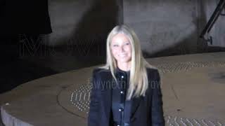 Gwyneth Paltrow  @ Paris Fashion Week 23 january 2024 show Armani Haute Couture