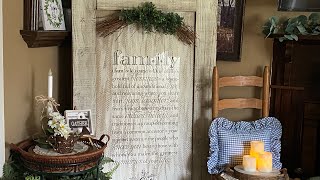 Trash To Treasure Rustic Farmhouse |Family Sign | Rustic Farmhouse Sign