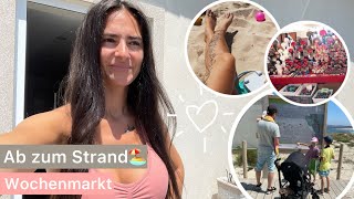 Wochenmarkt | Günstig einkaufen 🏖️ Ab zum strand | Dailyvlog | Marytuga