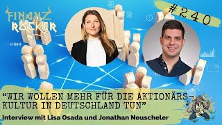 Lisa Osada (Aktiengram) + Jonathan Neuscheler (Abilitato) über Aktionärskultur und Community Events