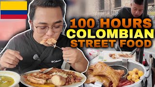 FILIPINO TRIES BEST COLOMBIAN STREET FOOD! 100 HOURS OF EATING!