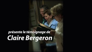 Capsule vidéo Claire Bergeron par pFD2