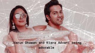 Varun Dhawan and Kiara Advani being super adorable...