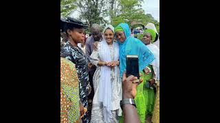 Mercy AIGBE celebrate Salah with kazeem adeoti adekaz at his home town (ORO) in kwara state