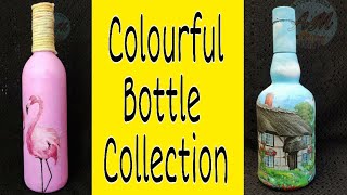 Bottle Art | Bottle Painting Ideas | YouTube Shorts #diy