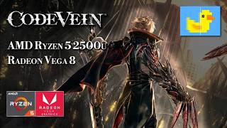 Code Vein w/ LSFG | 2024 | AMD Ryzen 5 2500u Vega 8 Graphics - Gameplay Benchmark