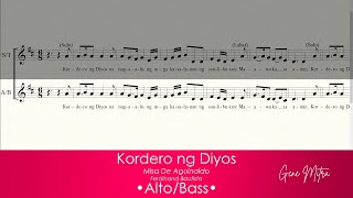 Kordero ng Diyos | Misa De Aguinaldo • Alto / Bass Guide