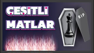 Çoban Matı & Aptal Matı dahil 11 Mat çeşitleri ♟️ Mat Nasıl Yapılır ♟️ Satranç Mat Taktikleri [2020]