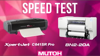 Mutoh XpertJet C641SR Pro | 24" Eco-Sol Printer | Print & Cut Speed Test