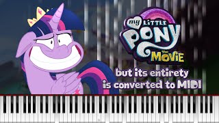 MLP The Movie but its entirety is converted to MIDI