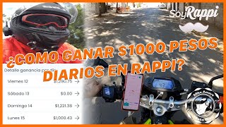 ¿COMO GANAR MAS DE $1000 PESOS DIARIOS EN RAPPI 🤑 ?