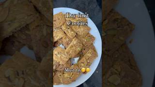 Dry fruit cookies recipe ||Must try😋these delicious cookies ||#shorts #ytshorts #viral