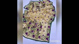 Hand embroidered Check gotta jaal dupata. ngth:2.5 ydsWdth:1.25 ydsElegant design with fast colors.