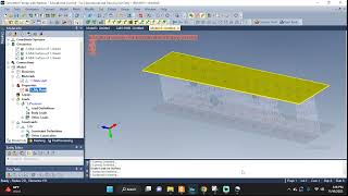 Femap Nastran - beginner's tutorial on loads, constraints and analysis. Not realistic results!