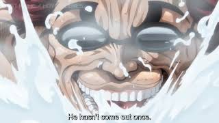 Yujiro Swims in a 20Km h Pool on Vacation Scene    Hanma Baki  Son of Ogre Episode 3 English Sub