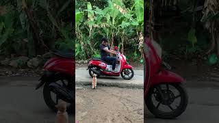 Si Oren Anteng Banget Naik Motor