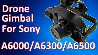 Sky Eye-Z6K Drone Gimbal For SONY A6000/A6300/A6500,With Zoom&Recording&Triggering