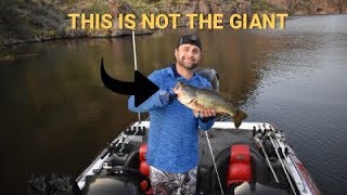 Fishing Canyon Lake AZ |  I Hooked 2 Giants