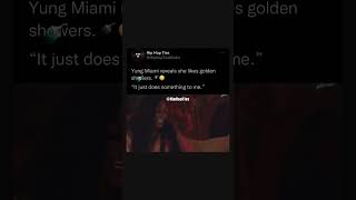 Yung Miami Reveals She Likes Golden Showers 🚿😳 #shorts #viral