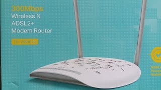 review e configuração modem e roteador tplink adsl2+  wireless td-w8961n