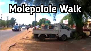 Molepolole business area walk.