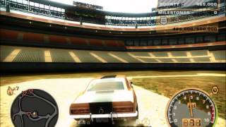 Need for Speed : Most Wanted - Fastest ever Heat Level 7 evade by AB