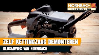 De Hitachi kettingzaag demonteren met HORNBACH