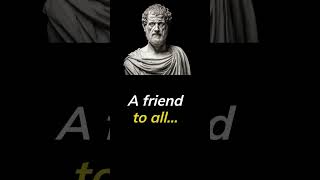 Aristotle's Timeless Advice on Friendship: "A Friend to All Is a Friend to None" #shorts #success