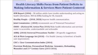 LA CaTS Center Webinar: The Role of Health Literacy in Improving Health Communication