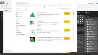 Importing Custom Visuals into Power BI Desktop