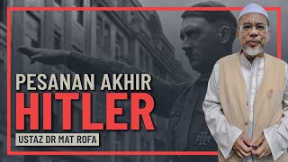 Ustaz Dr Mat Rofa - Pesanan Hitler Jika Jumpa Y4hud1