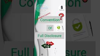 Convention of Full Disclosure||accounting principles||#accounting#class11accounts#shorts#studication