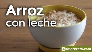 Arroz con leche ¡Receta casera y fácil!