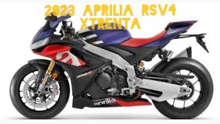 2023 Aprilia RSV4 Xtrenta @sreet motorbikes