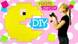 How To Make Pac-Man Out Of Sticky Notes – DIY Room Decor with Post-it Notes