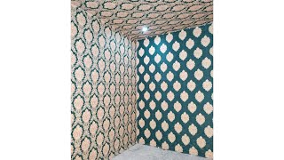 How To install Wallpaper Full Room Cost #shorts #youtubeshorts