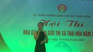 Văn nghệ tại Hội thi Hoà giải viên giỏi thị xã Thái Hoà năm 2023