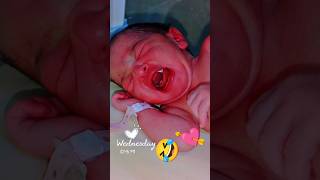 Most cute baby crying🤣💘 #viralvideo #shortvideo #fashortnewborn #Mostcutebabycrying