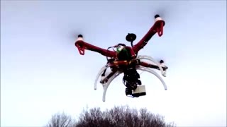 Maiden flight of DJI F450 APM 2.6 quadcopter drone with GPS first flight