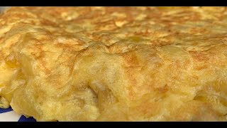 Tortilla de patatas Beluguera fácil para principiantes